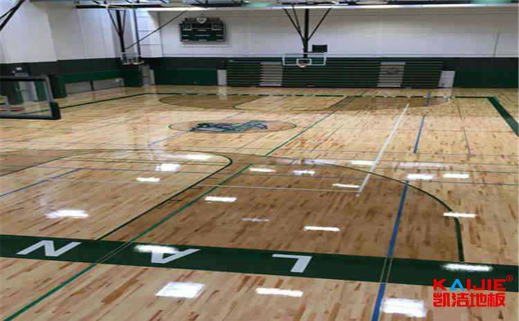 常用的篮球馆地板安装