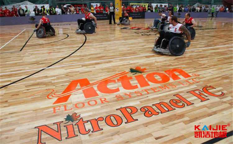 中国三人篮球场地铺装地板