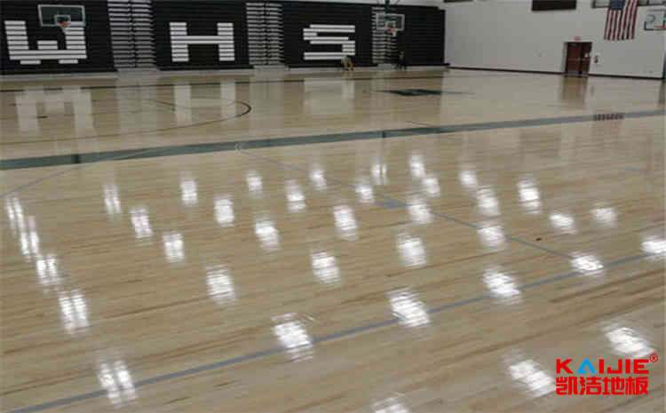 硬木企口篮球场地板怎么安装