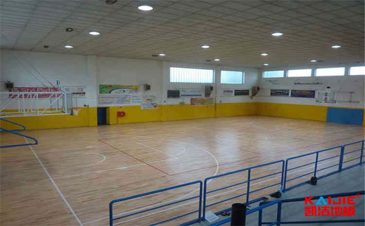 柞木篮球馆地板结构