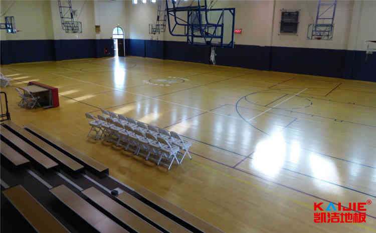 橡胶木运动体育地板怎么翻新